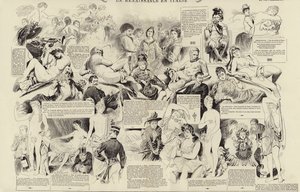 A renascença na Itália (gravura) de French School
