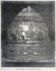 A tiara de Saitapharnes - em "Le Peute Parisien de French School