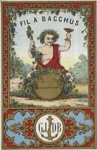 Etiqueta para Fil a Bacchus de French School