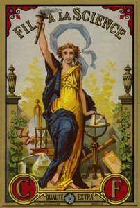 Etiqueta para segmento de ciência de French School