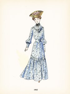 Moda feminina, 1902 de French School