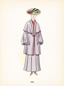 Moda feminina, 1904 de French School