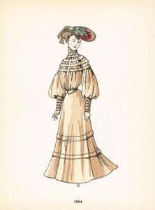 Moda feminina, 1904 de French School