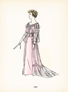 Moda feminina, 1905 de French School