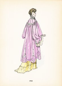 Moda feminina, 1905 de French School