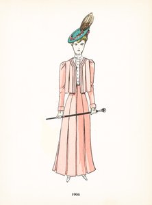 Moda feminina, 1906 de French School