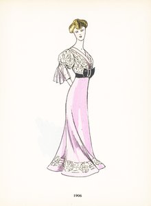 Moda feminina, 1906 de French School