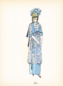 Moda feminina, 1911 de French School