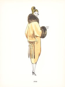 Moda feminina, 1918 de French School