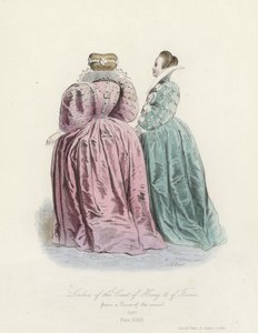 Senhoras da corte de Henrique III da França de French School