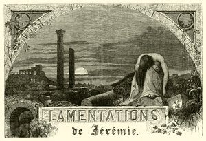 Lamentações de Jeremias (gravura) de French School