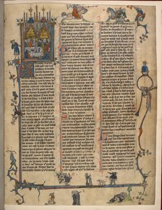 Lancelot-Grail (O Ciclo da Vulgata em Prosa), Add MS 10294/1 f.1dr de French School