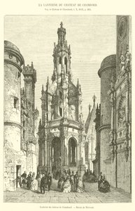 Lanterna do Castelo de Chambord (gravura) de French School