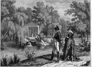Última estadia de Napoleão no Palácio Malmaison - última visita de Napoleão e da Rainha Hortense a La Malmaison, Junho de 1815 - em "Histoire de l