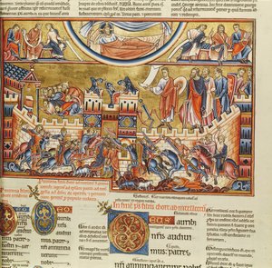 Lat 8846 f.76, Cerco a uma cidade, da Hebraica Romana Gallica de French School