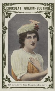 Lavalliere, em Miquette e sua mãe (foto colorida) de French School