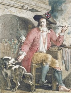 O Bom Sem Culotte, c.1789 (ver 161092 para bw) de French School