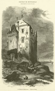 O castelo de Montsoreau (gravura) de French School