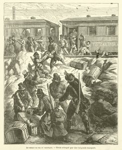 Pacific Railroad (gravura) de French School
