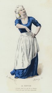Le Cuvier (gravura colorida) de French School