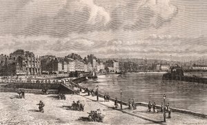Le Havre - Normandie - gravura em "La France illustree: geography, history, administration statistique" de V.A. Malt-Brown. 1884 de French School