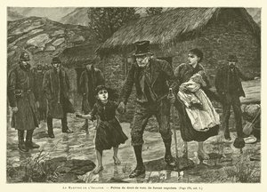 The Martyrdom Of Ireland (gravura) de French School