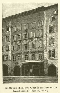 O Museu Mozart (gravura) de French School