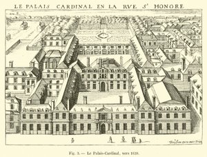 O Cardeal Palace, por volta de 1638 de French School
