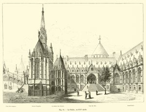O Palácio, no século 16 de French School