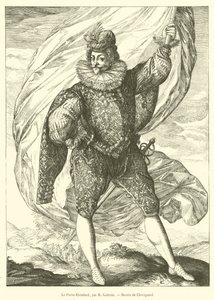 O portador padrão (gravura) de French School