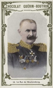 O rei de Württemberg (foto colorida) de French School