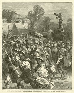 Le Royaume Des Eaux (gravura) de French School