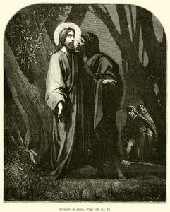 O beijo de Judas (gravura) de French School