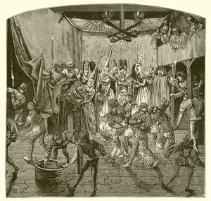 A bola ardente de French School