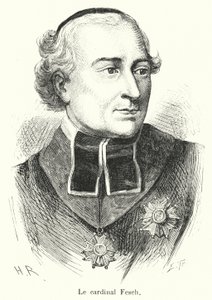 Le Cardinal Fesch (gravura) de French School