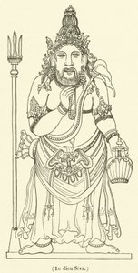 O deus Siva (gravura) de French School