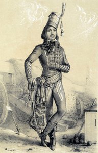 General Marceau - na "Galeria histórica da Revolução Francesa" de Albert Maurin de French School