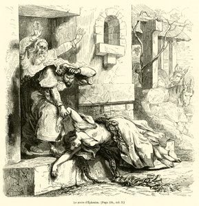 Levite de Efraim (gravura) de French School