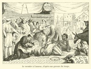 O moleiro tem o anel; depois de uma gravura de tempo de French School