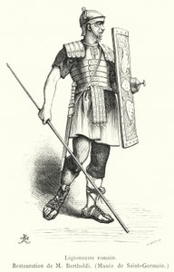 Legionário Romano (gravura) de French School