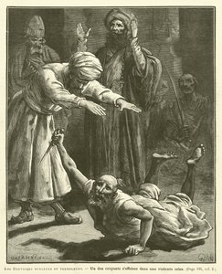 Os Dervixes Uivantes (gravura) de French School