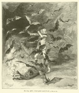 Les Grottes De Tham-Tai (gravura) de French School
