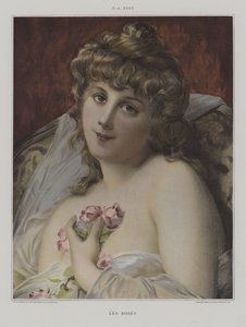 The Roses (Rosas) (cor litho) de French School