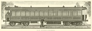 The Wagons-Lits, the Wagon-Restaurant (gravura) de French School