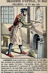 Les enamailleurs Limosin (Limoges) - imagery of Epinal, ed. Pellerin de French School