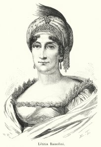 Letitia Ramolini (gravura) de French School