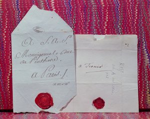 Lettres de cachet (ordens reais para exilar ou colocar alguém na cadeia) de French School