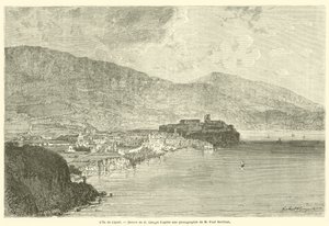 A ilha de Lipari (gravura) de French School