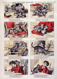Gatinhos - Imagem epinal de French School