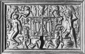 Bloqueie com o monograma de Anne de Montmorency (1493-1567) (ferro) de French School